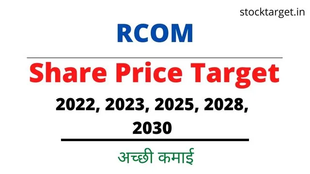 RCOM Share Price Target